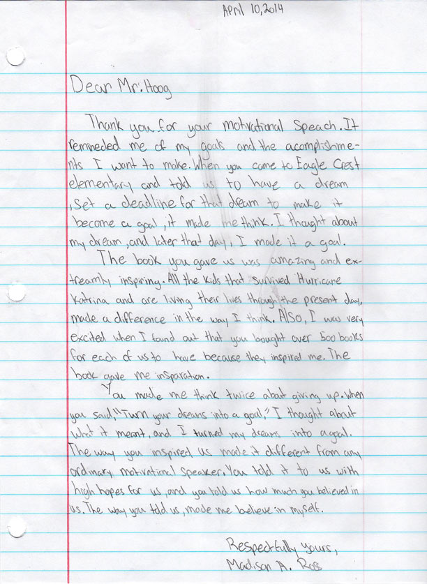 Letter from student 04